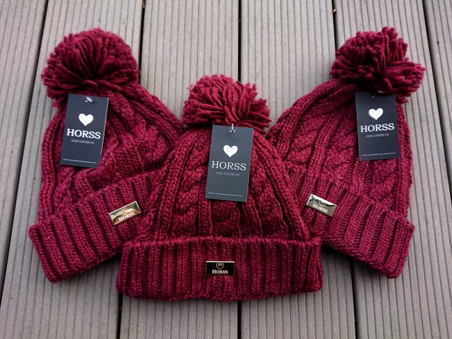 Horss - Czapka zimowa Beanie - Burgundy - obrazek 2