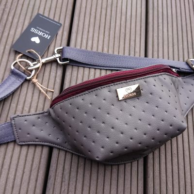 Horss nerka jeździecka Grey - Burgundy