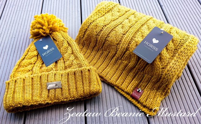 Szalik zimowy Beanie - Mustard - obrazek 2