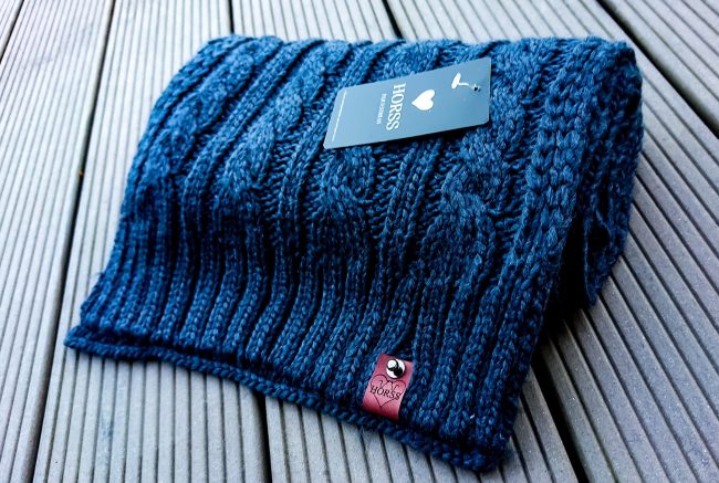 Szalik zimowy Beanie - Navy