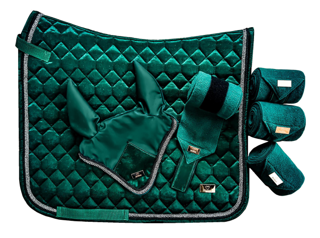 Horss - Nauszniki BLING Elegance - Emerald - obrazek 4