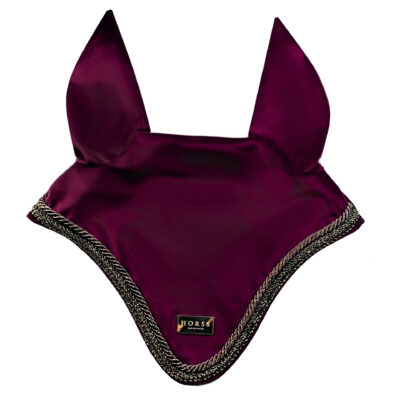 Horss nauszniki VELVET Glam - Merlot