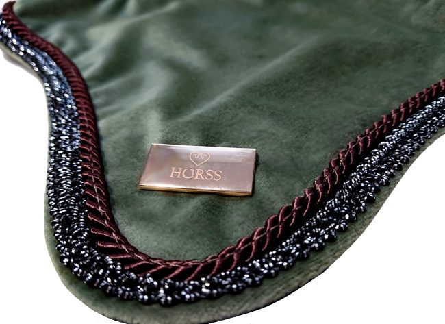 Horss nauszniki VELVET Glam - Ashgreen - obrazek 2