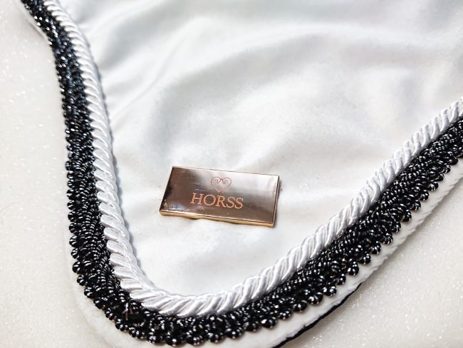 Horss nauszniki VELVET Glam - Off white Silver - obrazek 2