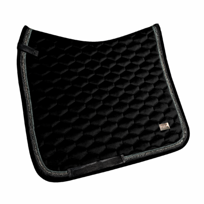 Horss czaprak VELVET Glam - Black - ujeżdżeniowy