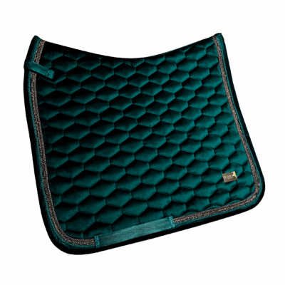 Horss czaprak VELVET Glam - Dark forest - ujeżdżeniowy