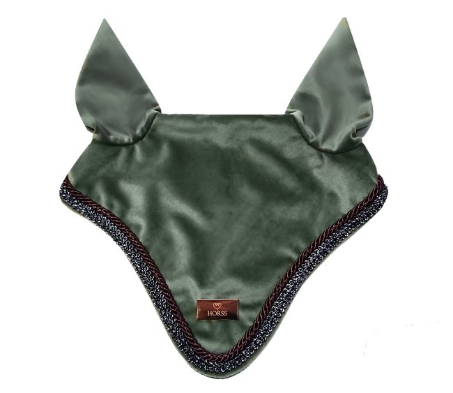 Horss nauszniki VELVET Glam - Ashgreen