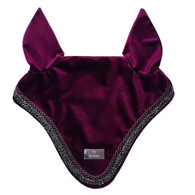 Horss nauszniki VELVET Glam - Merlot