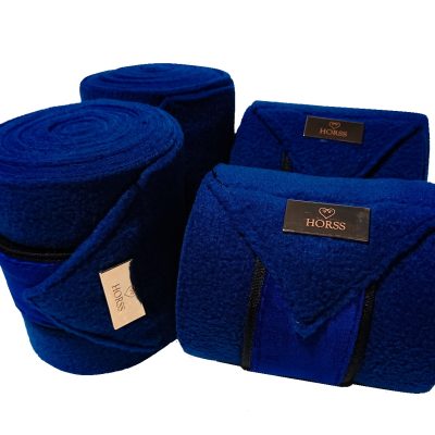 Horss owijki polarowe Velvet Glam - Reflex blue