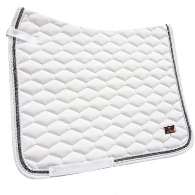 Horss czaprak VELVET Glam - Off white Silver- ujeżdżeniowy