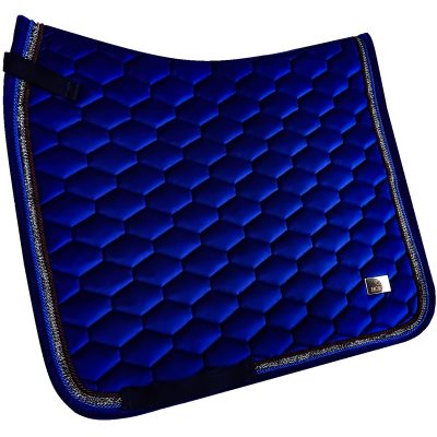 Horss czaprak VELVET Glam - Reflex blue - ujeżdżeniowy
