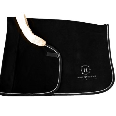 Horss - derka polarowa z futerkiem - Black