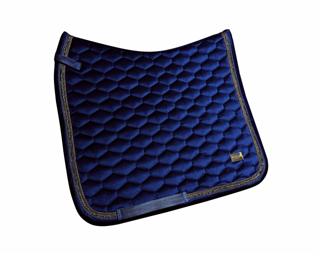 Horss czaprak VELVET Glam - Midnight blue - ujeżdżeniowy