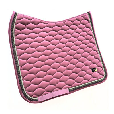 Horss czaprak VELVET Glam - Dusty Pink - ujeżdżeniowy
