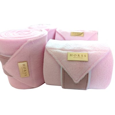 Horss owijki polarowe Velvet Waves - Baby pink