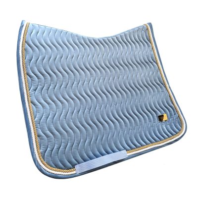 Horss czaprak Velvet Waves - Baby blue - ujeżdżeniowy