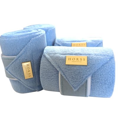 Horss owijki polarowe Velvet Waves - Baby blue