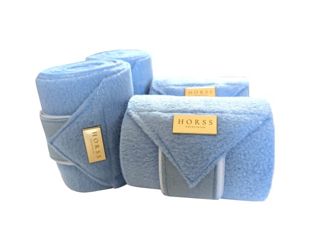 Horss owijki polarowe Velvet Waves - Baby blue