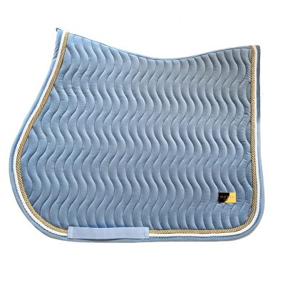 Horss czaprak Velvet Waves - Baby blue - wszechstronny