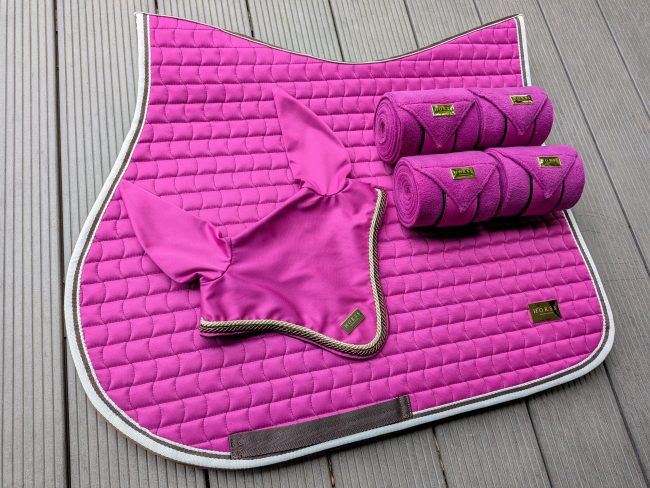 Horss Sport Anatomic - Magenta - czaprak wszechstronny - obrazek 3
