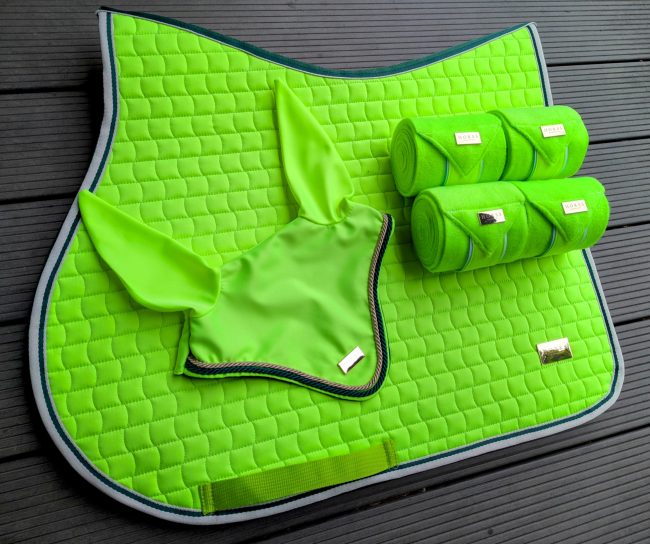 Horss Sport Anatomic - Neon Lime - czaprak wszechstronny - obrazek 3