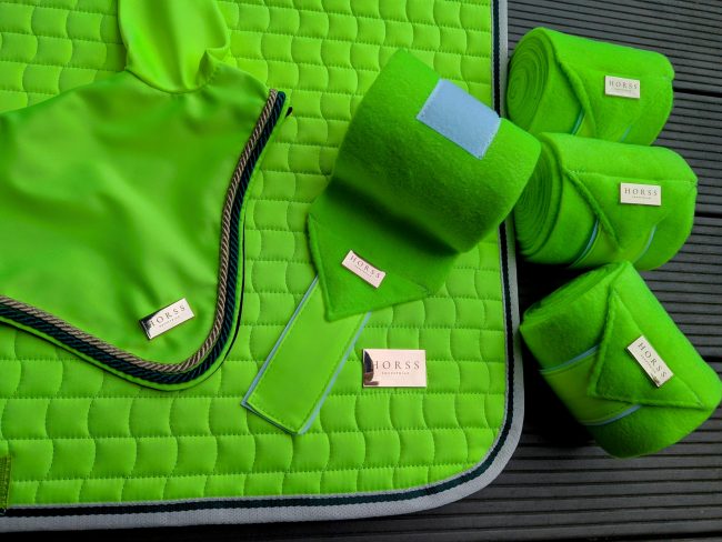 Horss Sport Anatomic - Neon Lime - czaprak wszechstronny - obrazek 4
