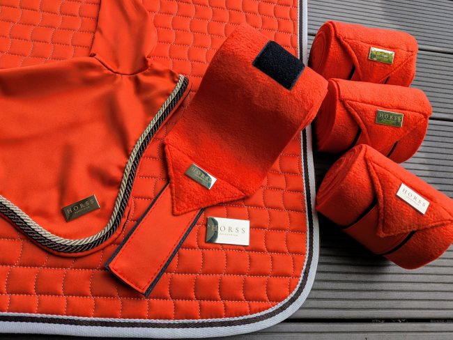 Horss Sport Anatomic - Orange - czaprak ujeżdżeniowy - obrazek 3