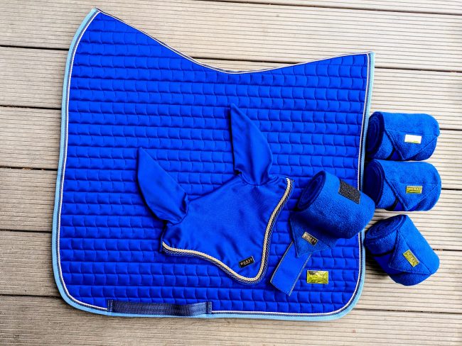 Horss Sport Anatomic - Reflex blue - czaprak ujeżdżeniowy - obrazek 3