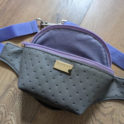 Horss nerka jeździecka Velvet - Grey - Violet