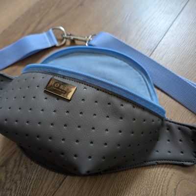 Horss nerka jeździecka Velvet - Grey - Baby Blue