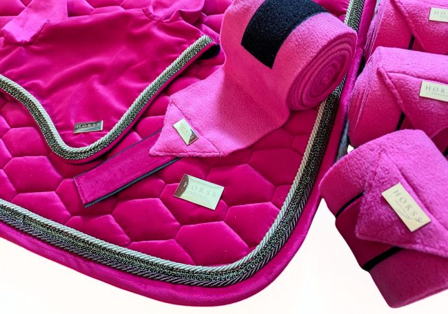 Horss owijki polarowe Velvet Glam - Barbie Pink - obrazek 2