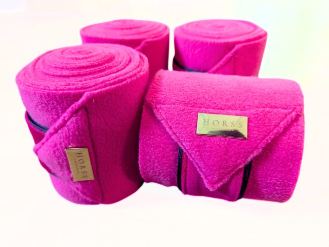 Horss owijki polarowe Velvet Glam - Barbie Pink