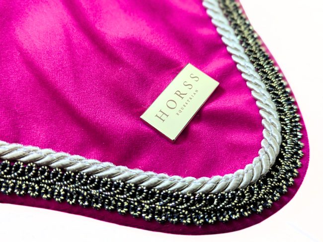 Horss nauszniki VELVET Glam - Barbie Pink - obrazek 2