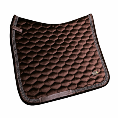 Horss czaprak VELVET Glam - Chocco - ujeżdżeniowy